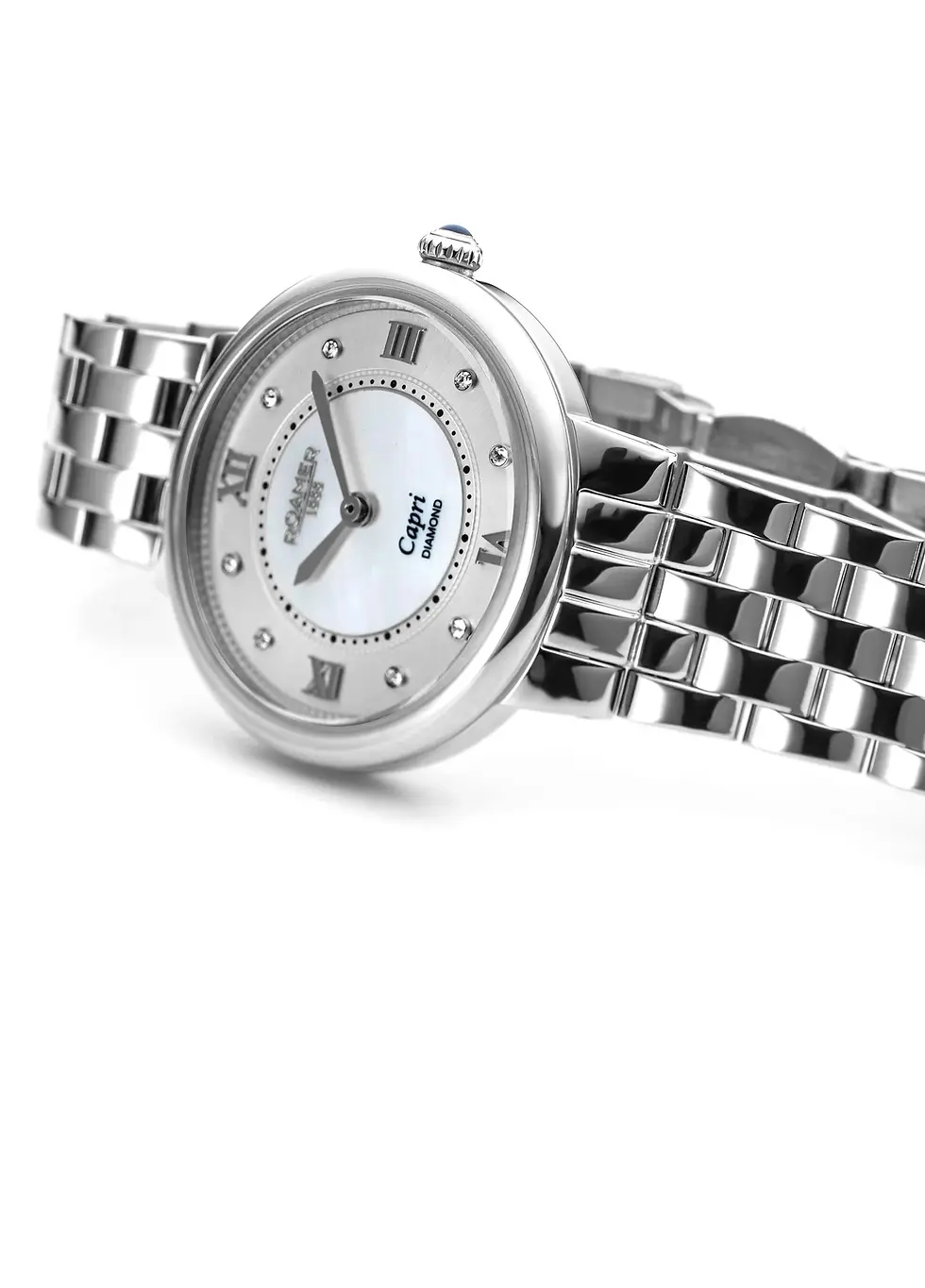 Thumbnail: Roamer Capri Diamond Ladies Steel Watch