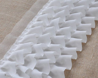 White Ruffle Trimruffle trim