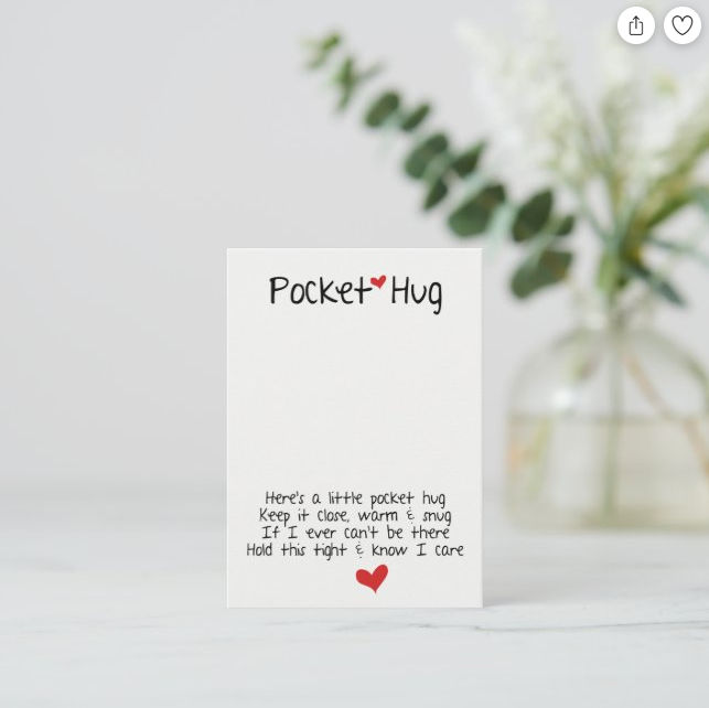 Pocket Hugs - The Perfect Token of Affection for Valentine's Day
