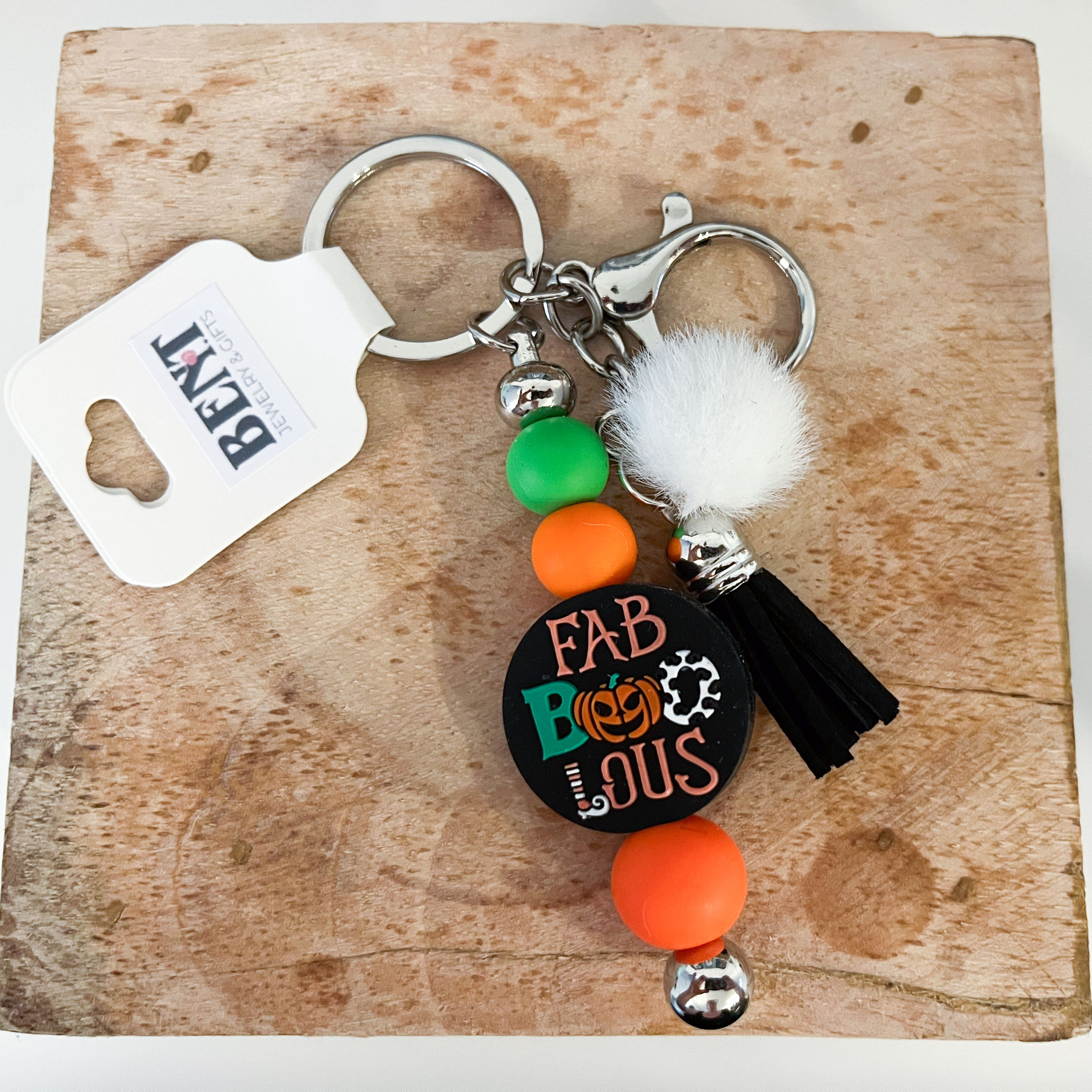 Halloween Themed - Beaded Keychain