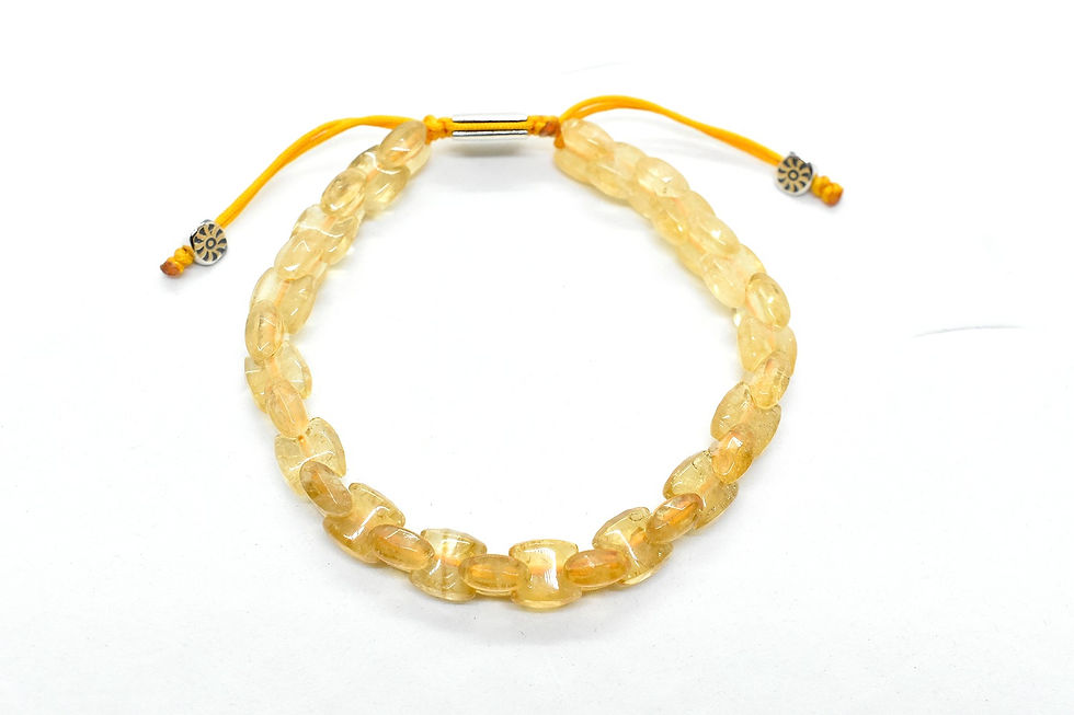 Thumbnail: Gemstone bracelet yellow