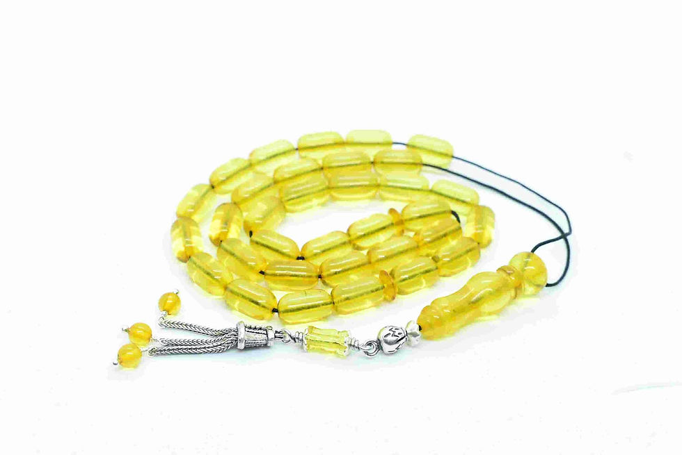 Thumbnail: Natural Amber Worry beads on Sale
