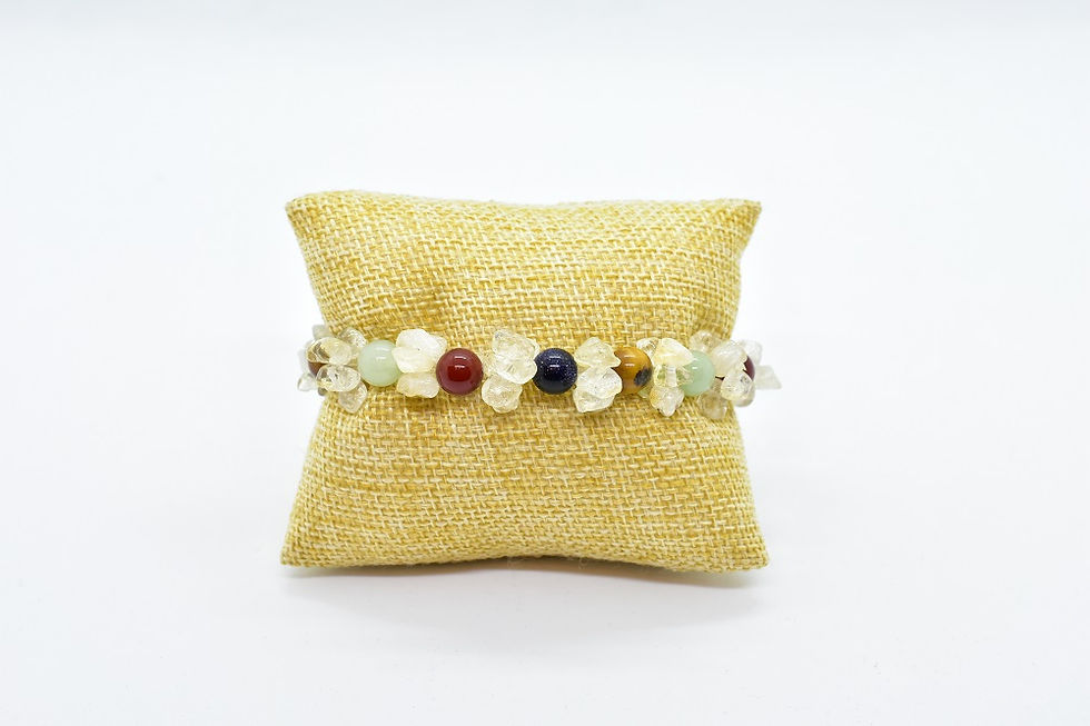 Thumbnail: Multi-color Natural Gemstone Women's Bracelet