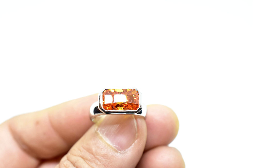 Thumbnail: Semiprecious stone ring