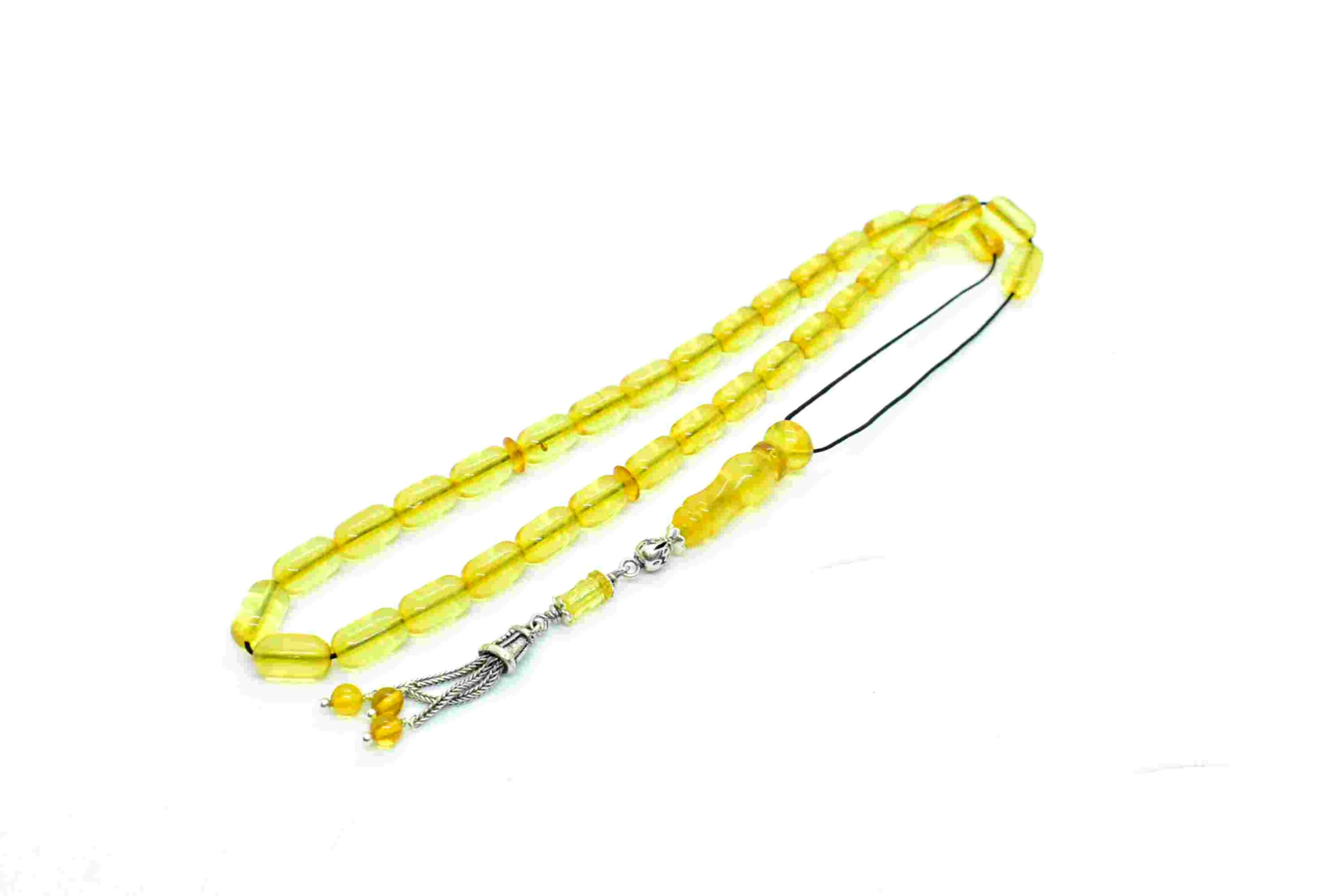 Citrine Amber Worry Bead Set