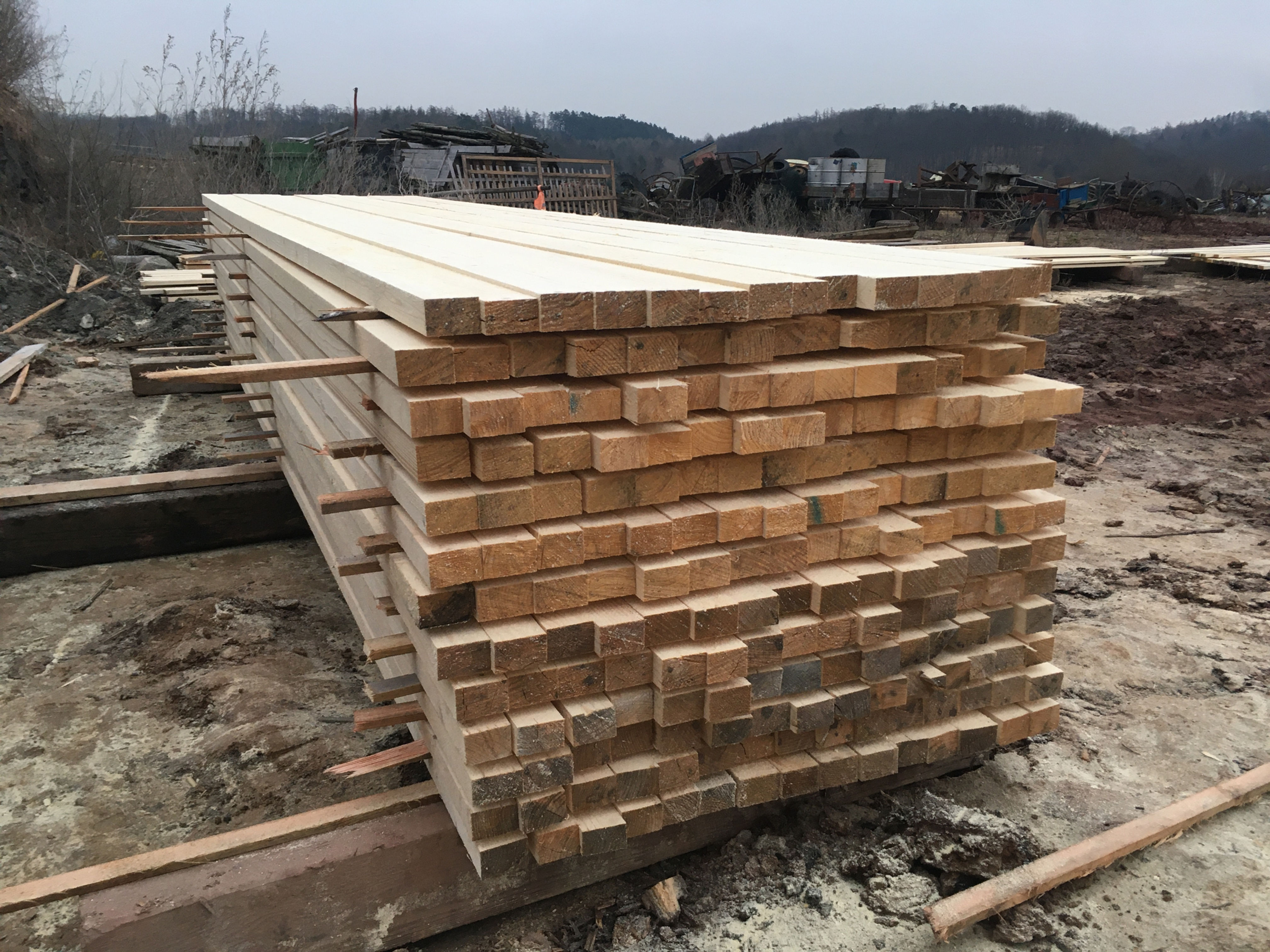 Střešní latě 4x6x400cm