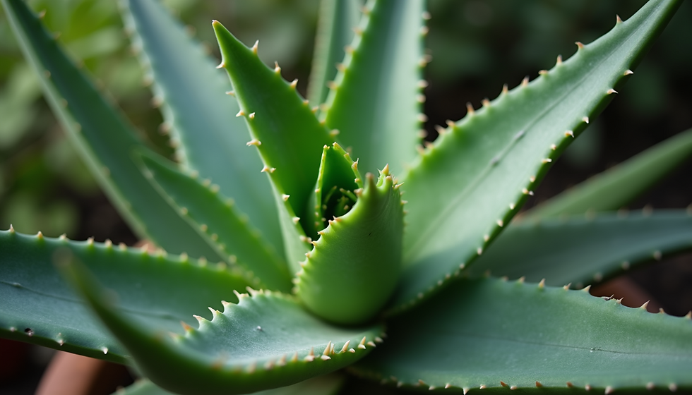 High angle view of a wooden table with Naturally Oranj hair care products displayed