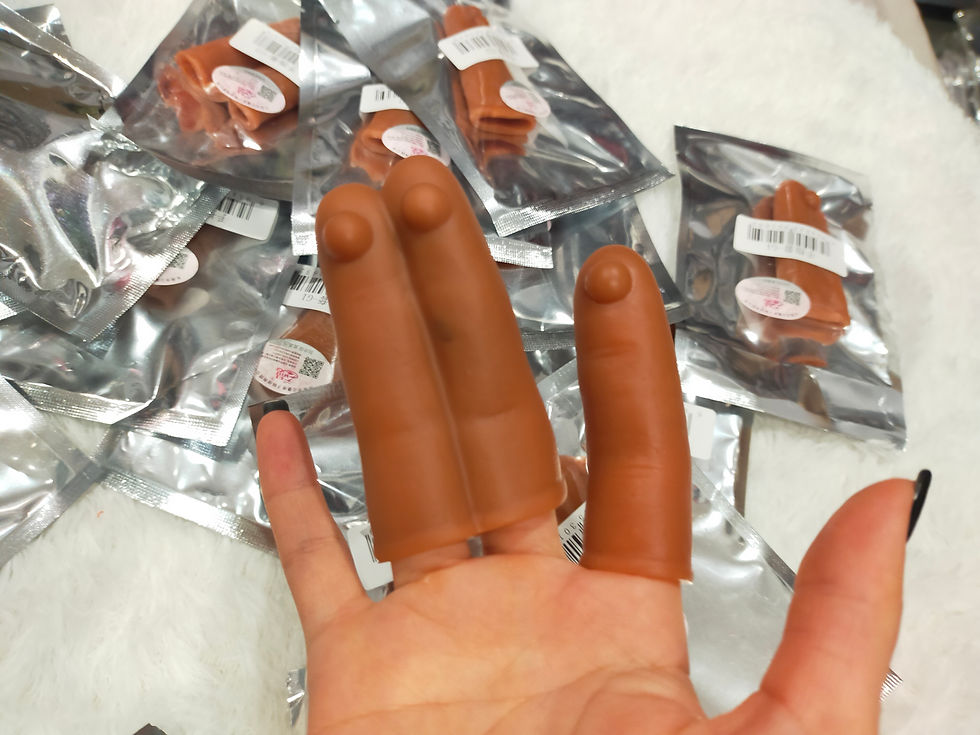 Thumbnail: Silicone fingers sleeve condom magic finger