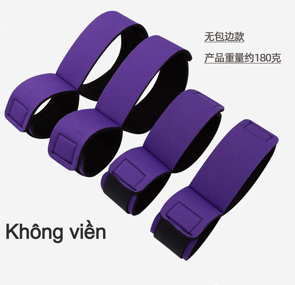 Thumbnail: Padded handcuffs and ankle cuffs