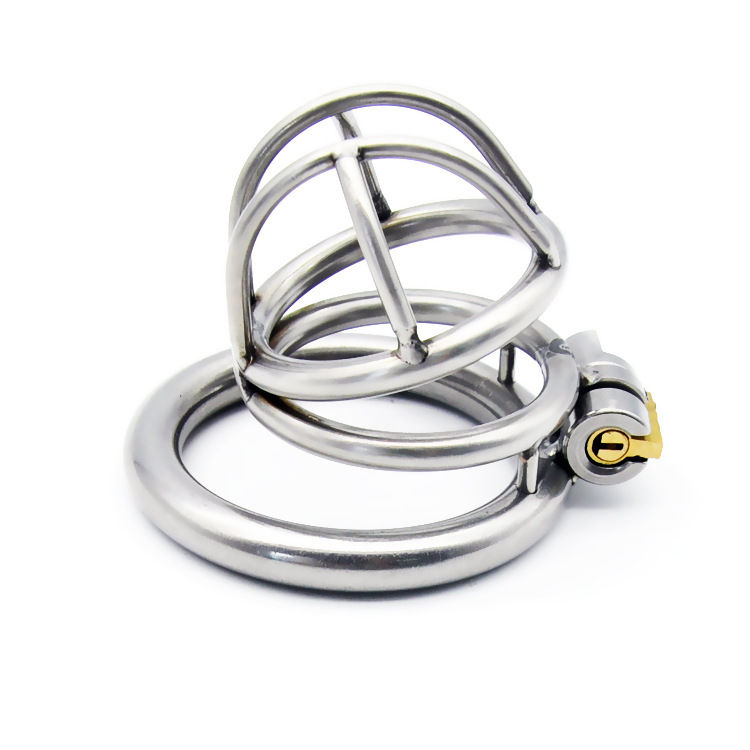 Thumbnail: Chastity stainless steel cock cage