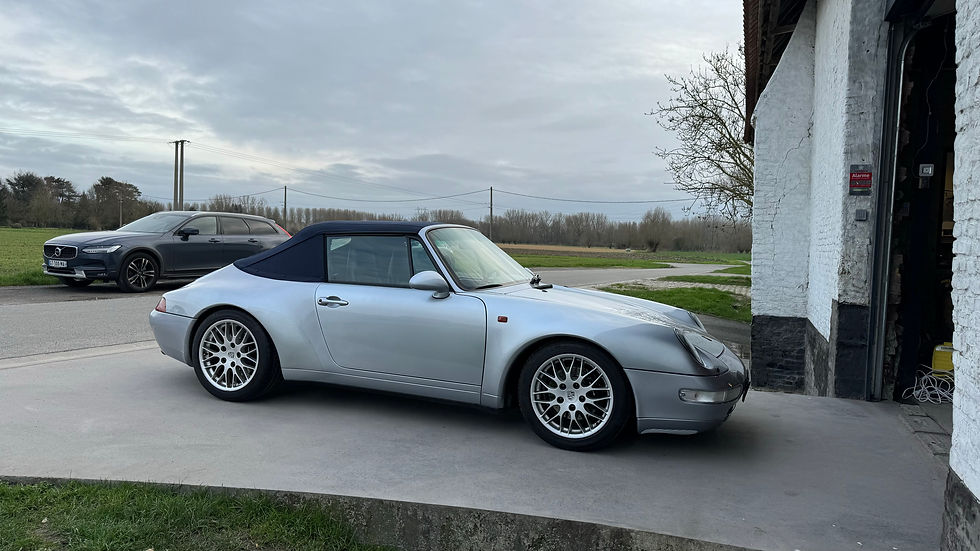 Miniature : Porsche 911 type 993 Carrera 2 cabriolet