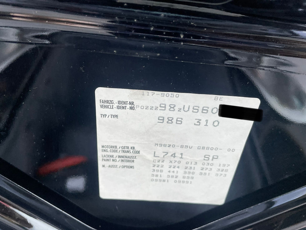 Miniature : Porsche 986 Boxster 1997