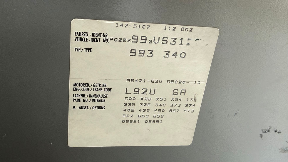 Miniature : Porsche 911 Type 993 Carrera S X51 1997