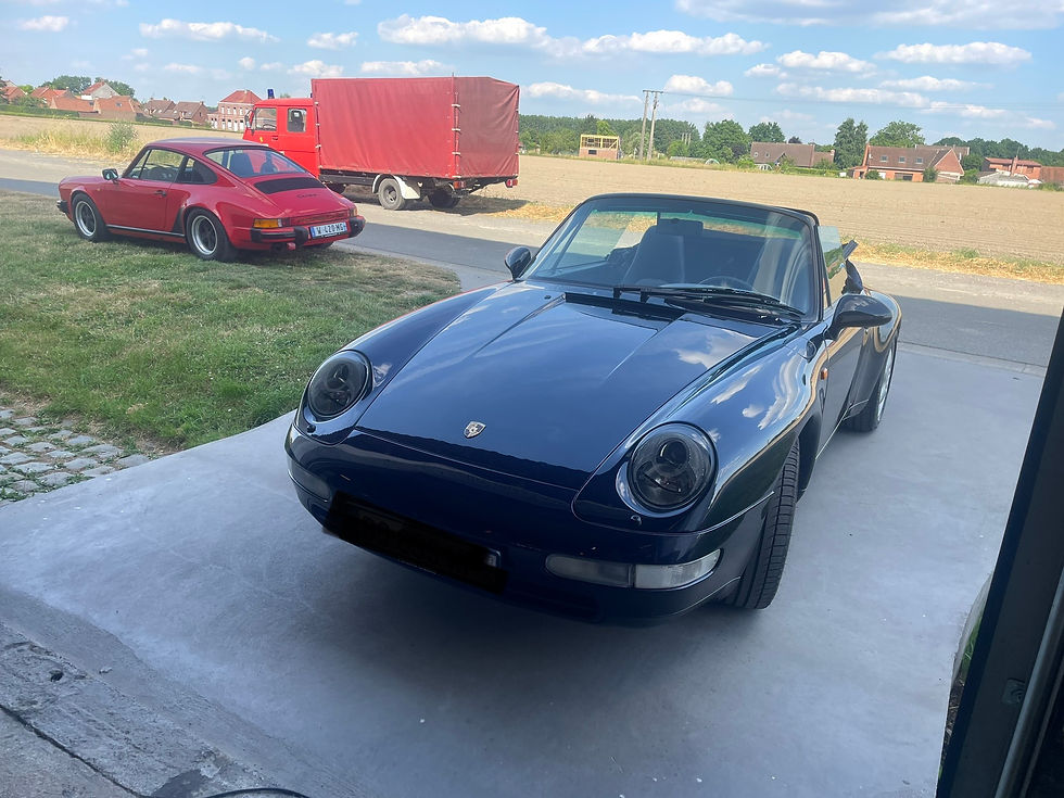 Miniature : Porsche 911 type 993 Cabriolet Carrera 2