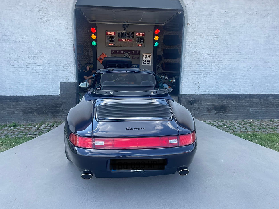 Miniature : Porsche 911 type 993 Cabriolet Carrera 2
