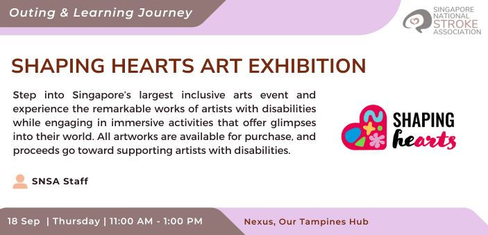 (18 Sep'25) Shaping Hearts Art Exhibition