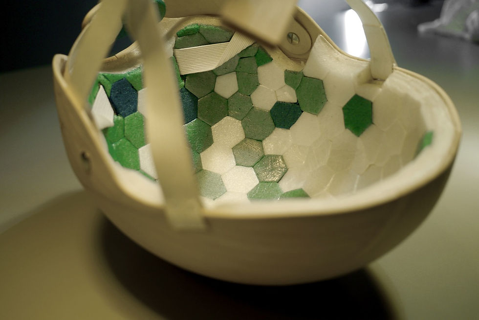 Bicycle helmet cellufoam - Rasmus Malbert - Photo Cellutech