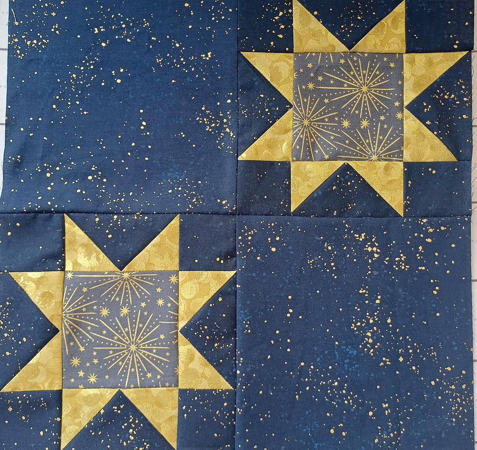Thumbnail: *New* Block Of Month group - Reach for the Stars quilt
