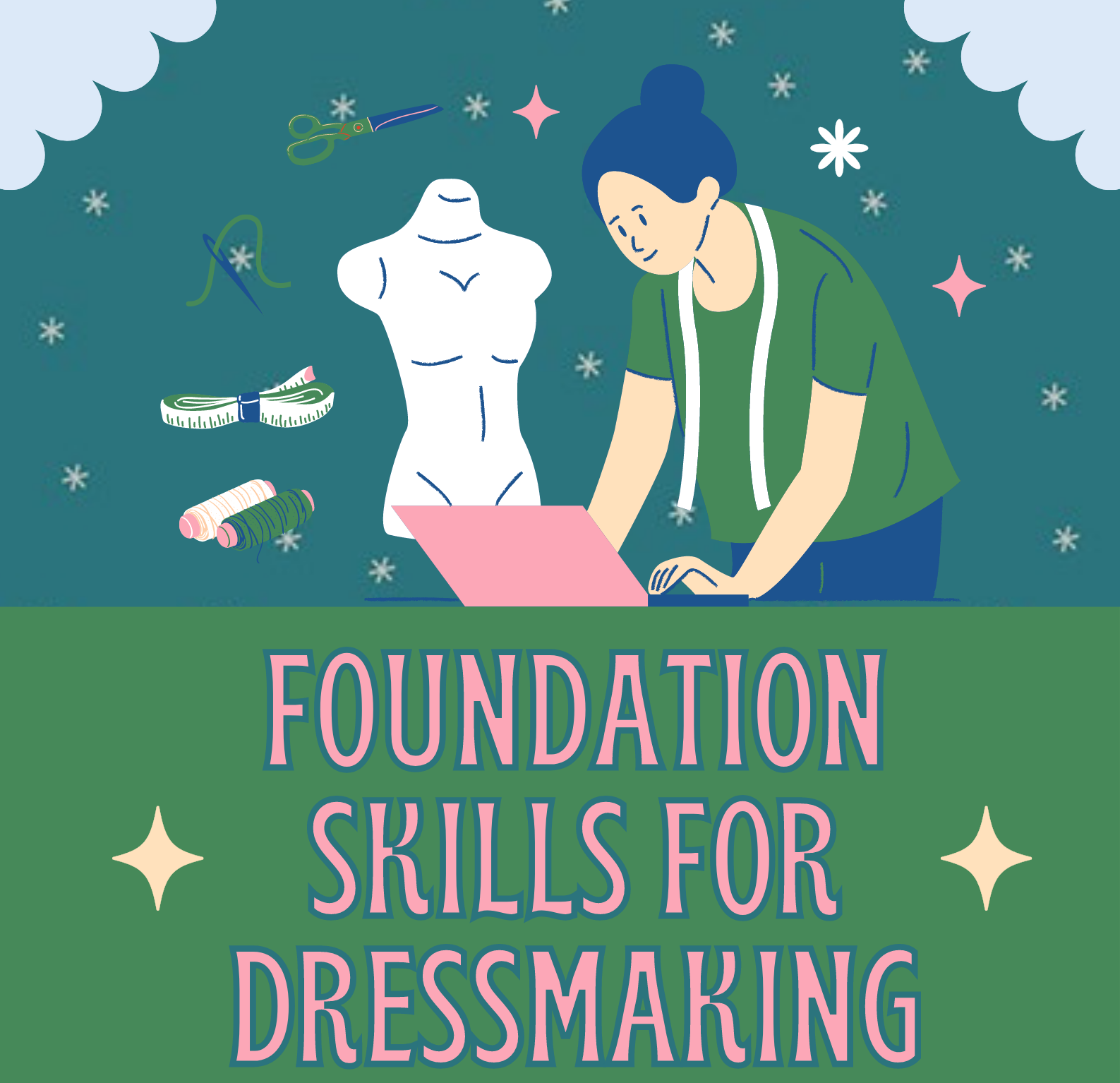 Foundation skills for dressmaking course