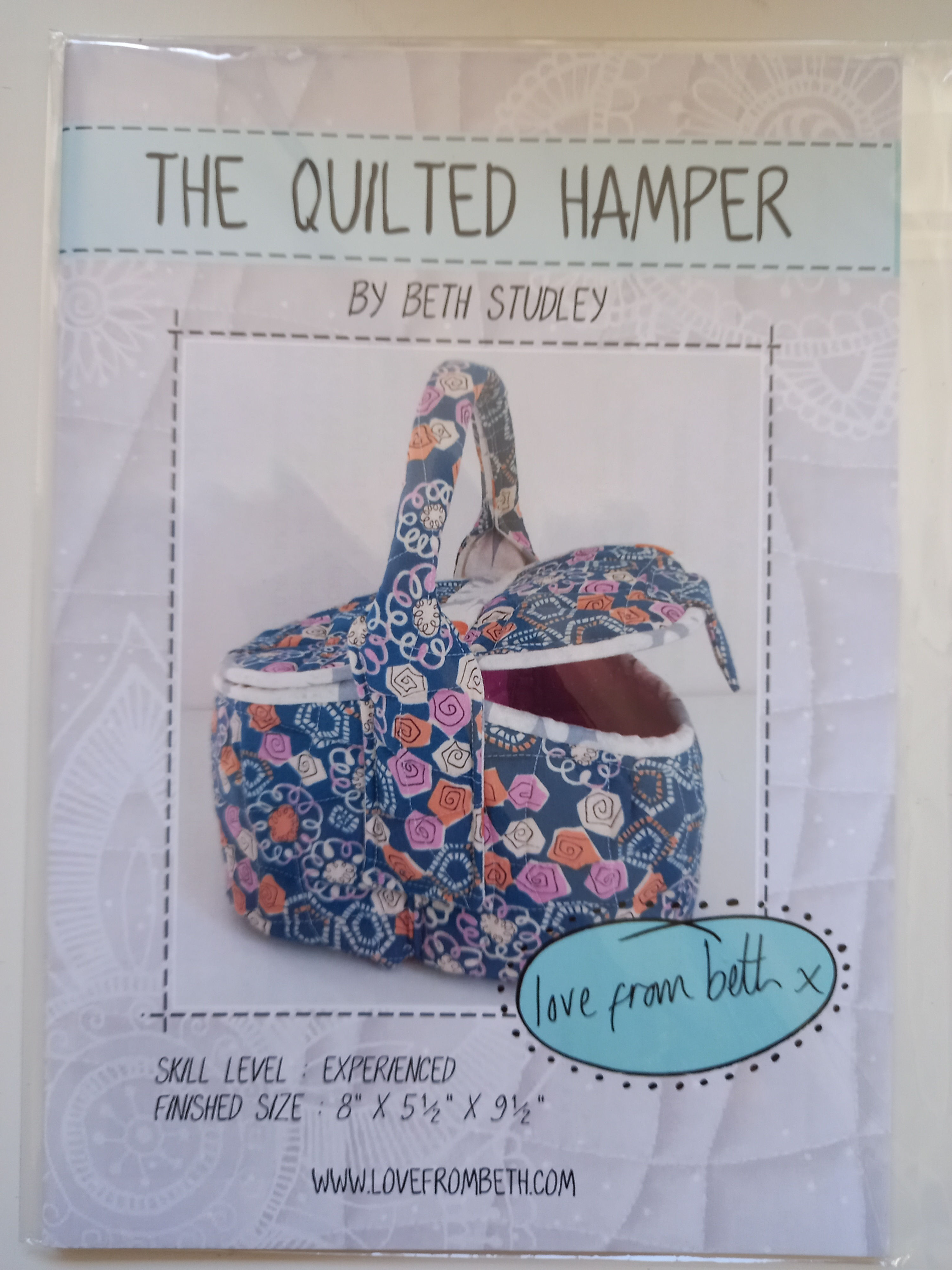 LFB Quilted hamper pattern