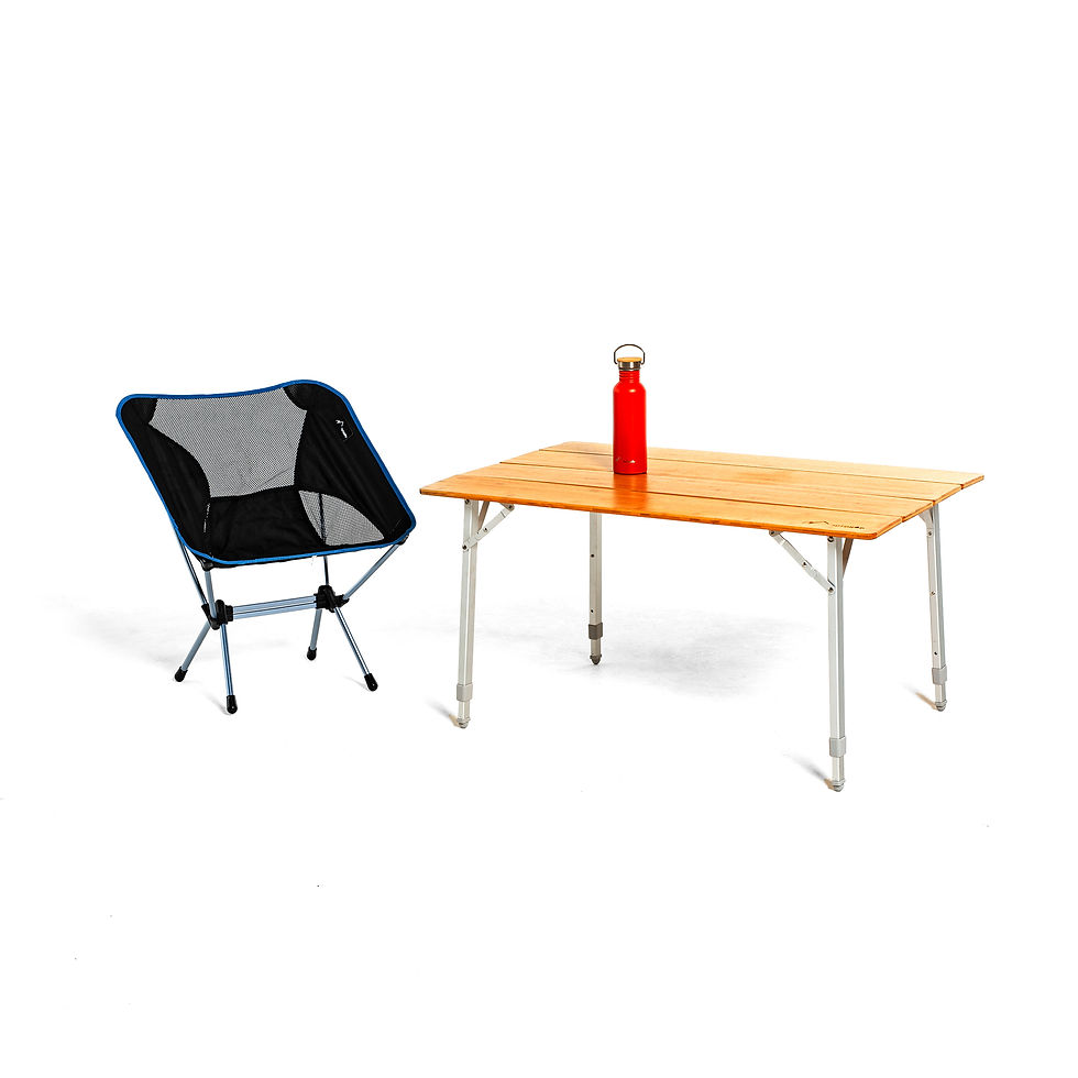 Thumbnail: Bamboo folding table