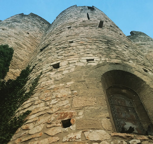 La tour militaire du village