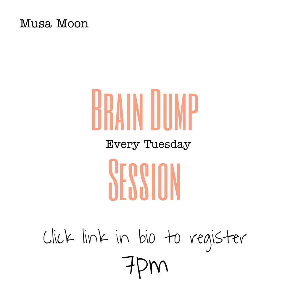 Brain Dump Session 