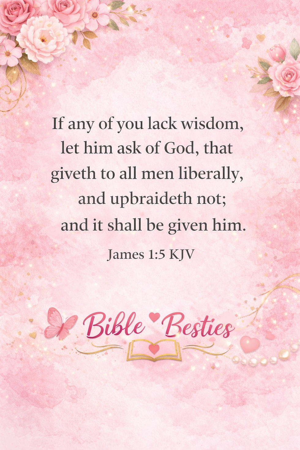 Graphic with Bible Verse James 1:5