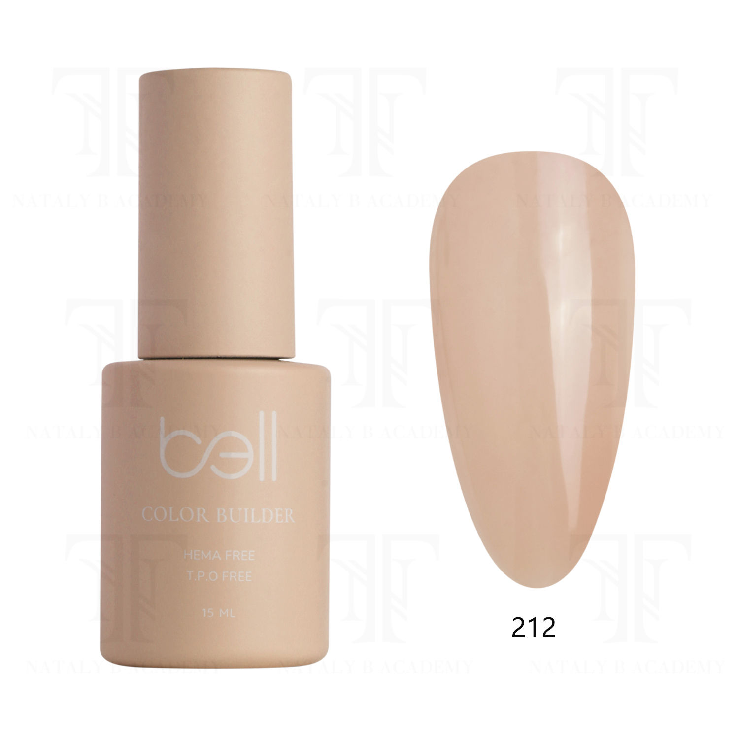 ג'ל לבנייה בל בבקבוק גוון 212  Bell Builder Gel