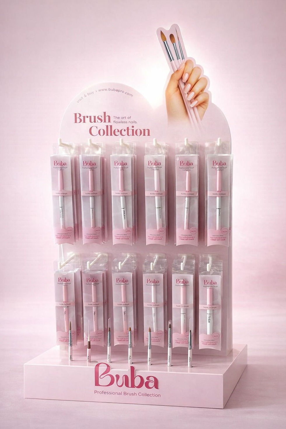 תמונה ממוזערת: מכחול ג'ל בובה Buba Gel Brush 4