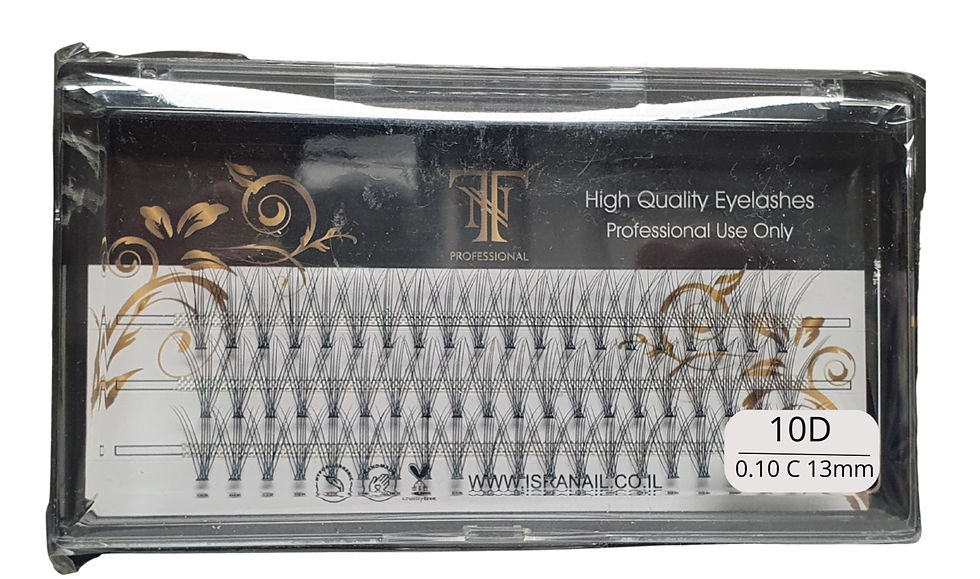 תמונה ממוזערת: ריסים NT להדבקה קרה בסיס רחב 10D (0.10)