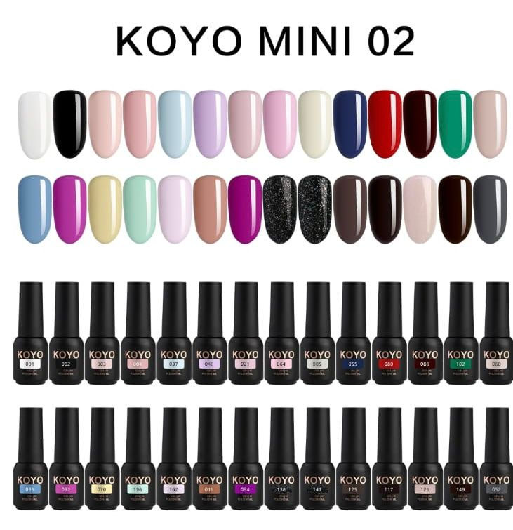 מזוודה מיני KOYO קויו מס' 02 - 30 גוונים