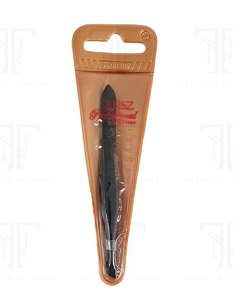 פינצטה ספינה אלכסון לעיצוב גבות רייס פרופשונל REISZ PROFESSIONAL