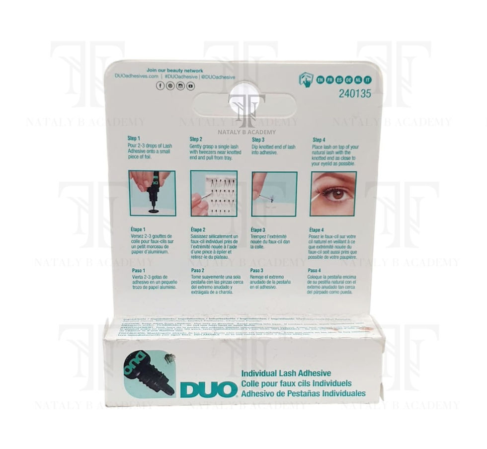 דבק ריסים טפטפת שחור 7 גר’ – DUO