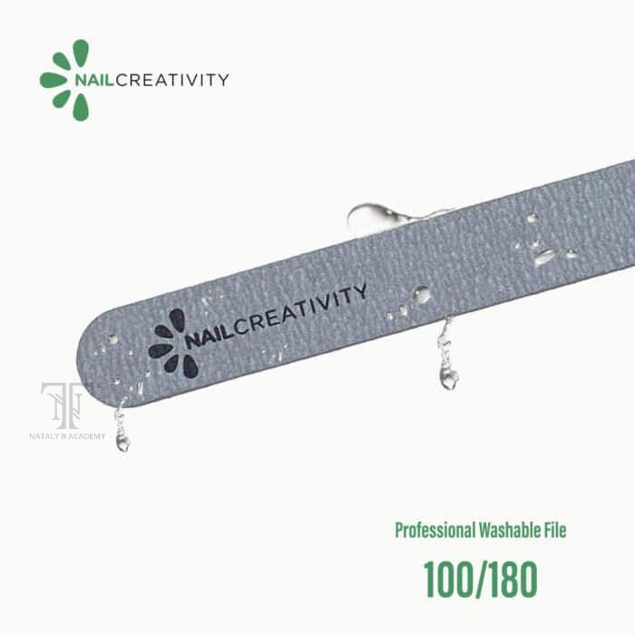 פצירה זברה ישרה 100/180 Nail Creativity