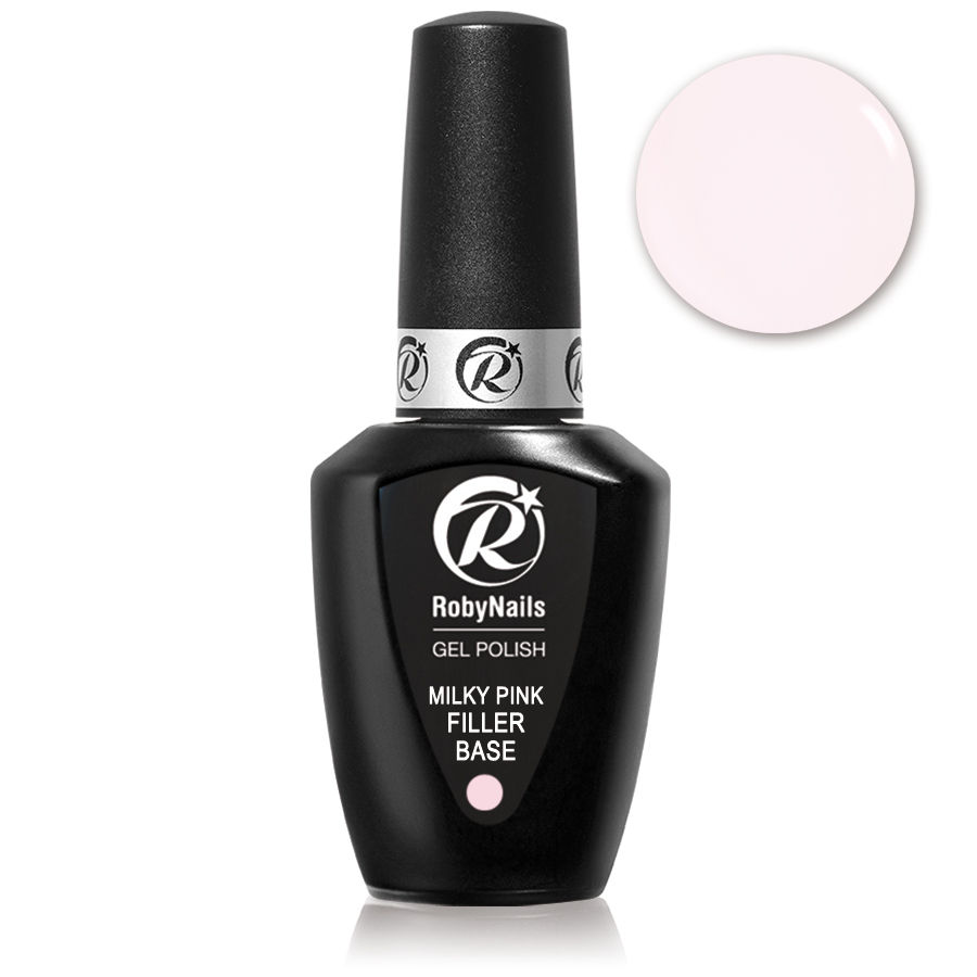 רוביניילס ראבר בייס בגוון RobyNails FILLER BASE MILKY PINK