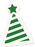 Green party hat