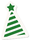 Green party hat