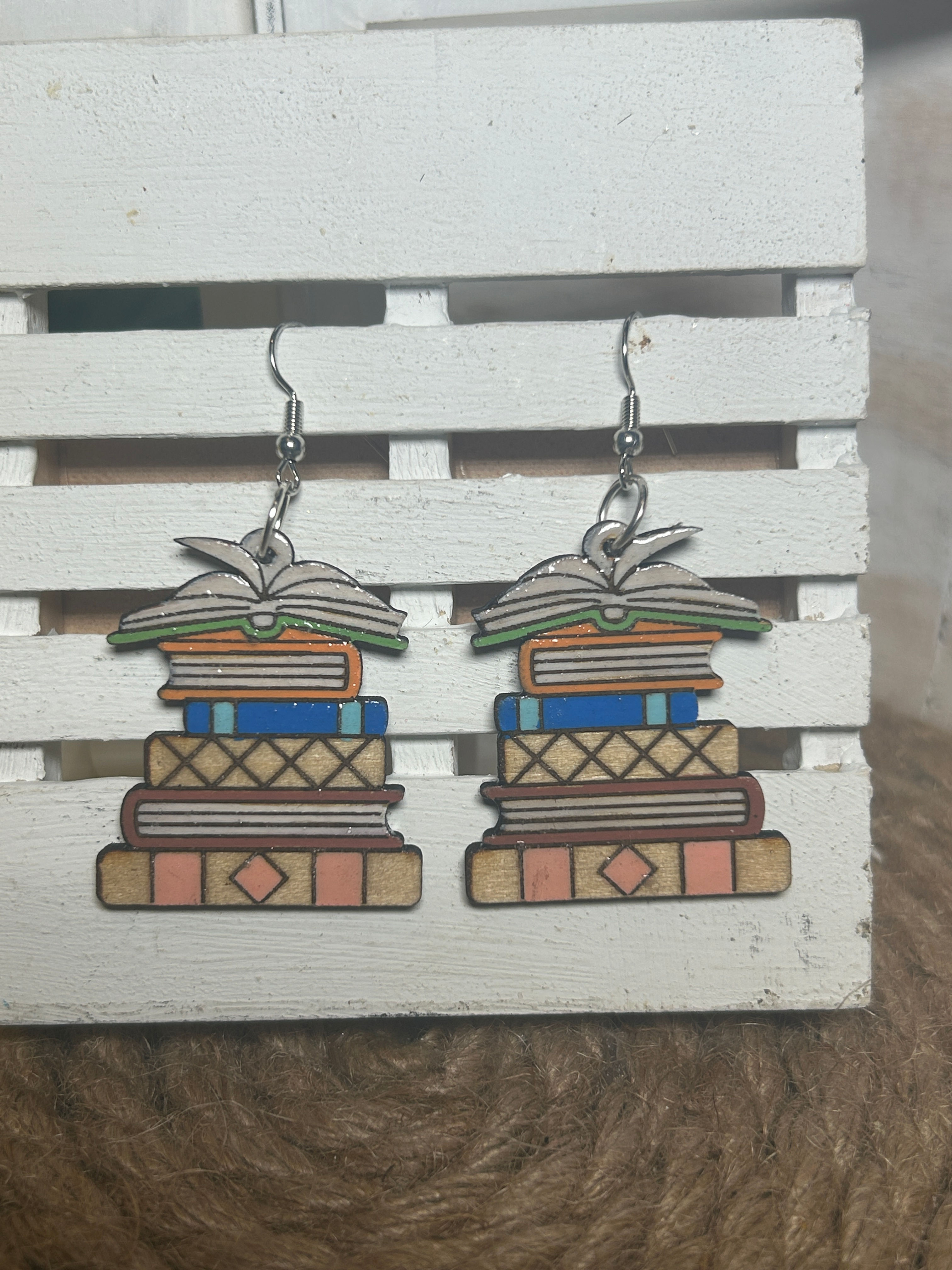 I love Books Earrings