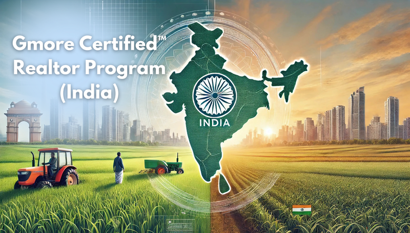 Gmore Certified Realtor Program (India), Real Estate Education in India, Agro Realty, Real Estate Course