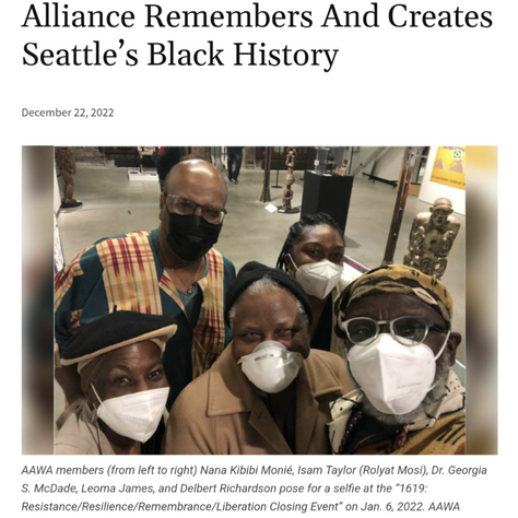 The African-American Writers’ Alliance Remembers And Creates Seattle’s Black History