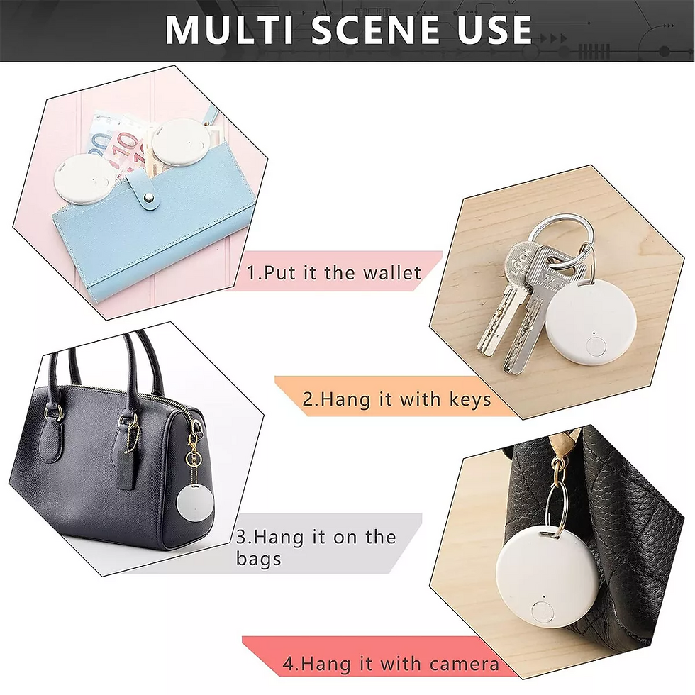 Thumbnail: Bluetooth Mini GPS Tracking Air Key Tag Child Pet Finder Tracker Location Device