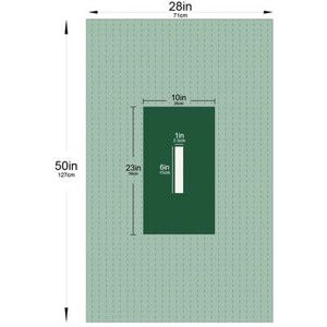 TomCat Surgical Spay and Neuter Drapes, Large Spay/Neuter - 28" x 50", 1" x 6"