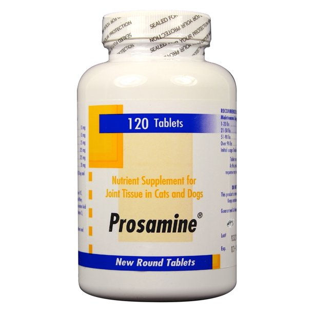 Prosamine Nutrient Supplement for Joint Tissue in Cats and Dogs, 120 Tablets