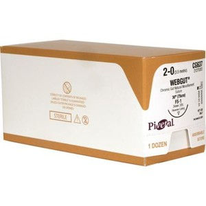 Thumbnail: WebGut Sutures CG637 Size 2-0,  30" (FS-1) PATTERSON 21275202