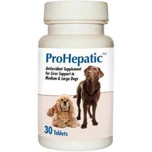 ProHepatic Supplement Medium Dog, 30/Bottle , ANIMAL HEALTH OPTIONS 109