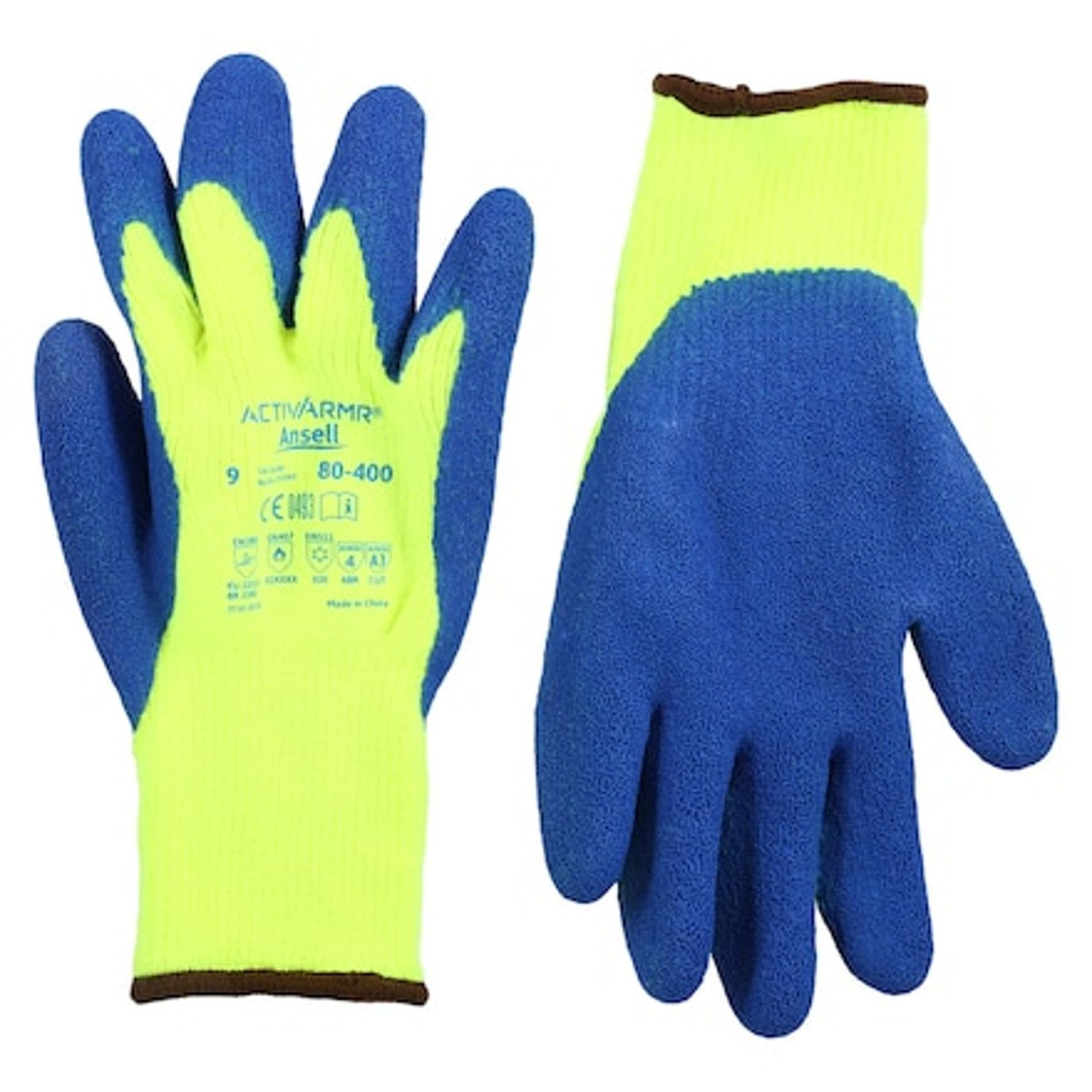 Nitrile / Vinyl Duty Gloves , Large Blue / Green 72/Case , Ansell 206420