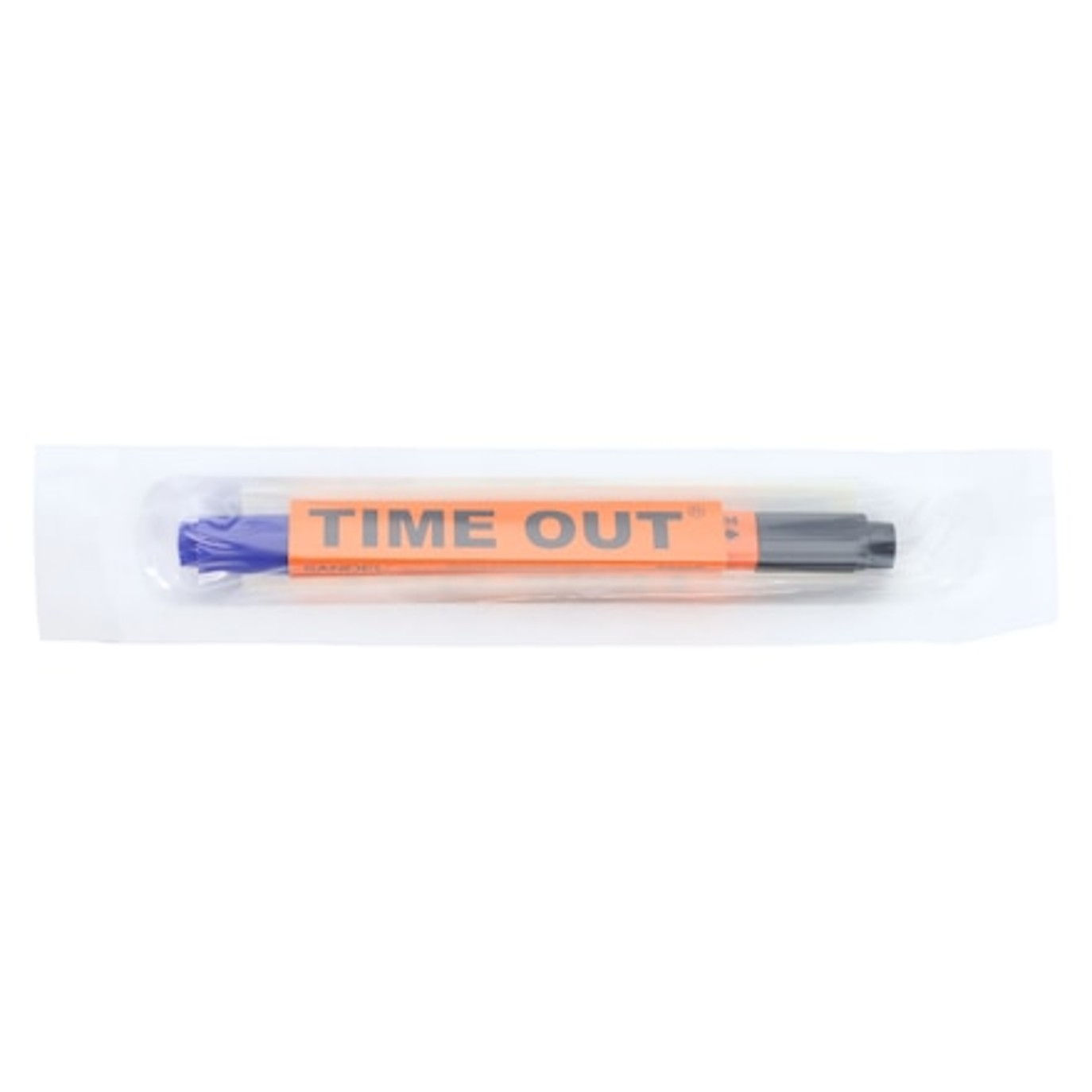 Time Out 4-in-1 Skin Marker , Dual Tip/Chiseled Tip Gentian , Violet Sterile