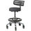 Thumbnail: Round Stool with Backrest and Large Base , Pivetal 78951550