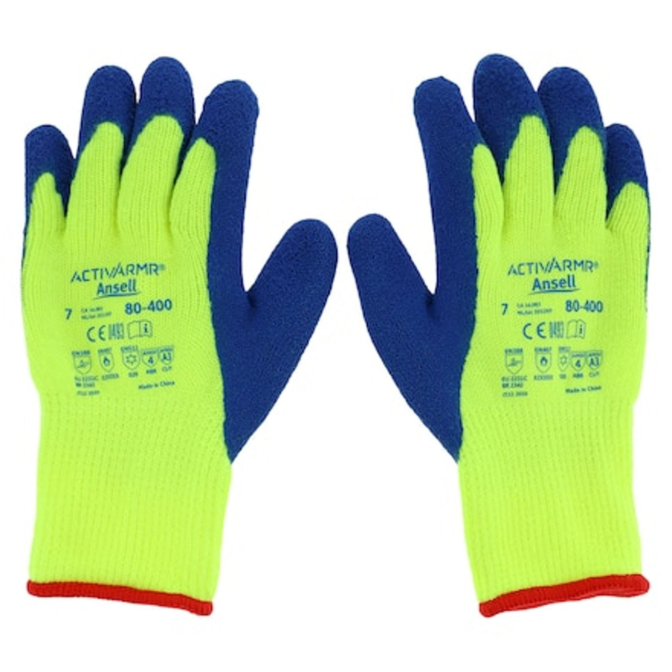 Nitrile / Vinyl Duty Gloves Small Blue / Green 72/Case , Ansell 206422